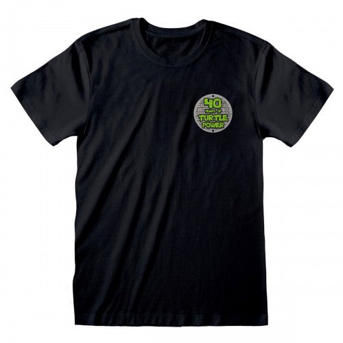 Front - Teenage Mutant Ninja Turtles Unisex Adult 40th T-Shirt