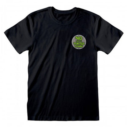 Front - Teenage Mutant Ninja Turtles Unisex Adult 40th T-Shirt