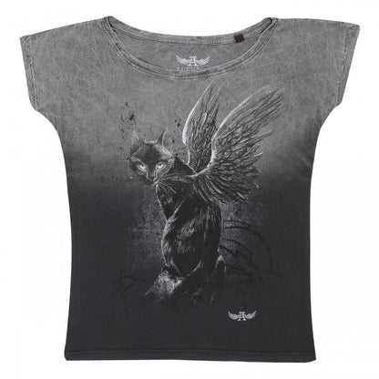 Front - Alchemy Womens/Ladies Nine Lives T-Shirt