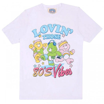Front - Care Bears Unisex Adult Lovin´ Those 80s Vibes T-Shirt