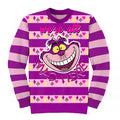 Front - Alice In Wonderland Unisex Adult We´re All Mad Here Knitted Jumper