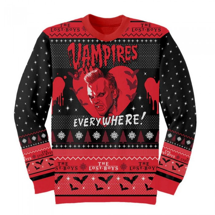Front - The Lost Boys Unisex Adult Vampires Everywhere Knitted Jumper