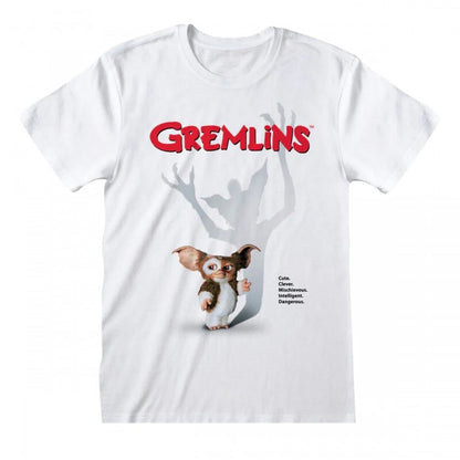 Front - Gremlins Unisex Adult Gremlin Poster T-Shirt
