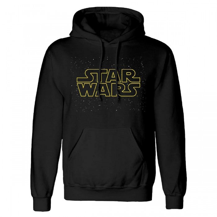 Front - Star Wars Unisex Adult Logo Hoodie