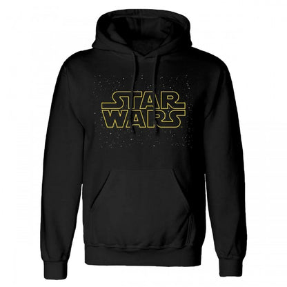 Front - Star Wars Unisex Adult Logo Hoodie