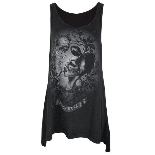 Front - Alchemy Womens/Ladies Demon Drink Vest Top