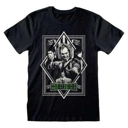 Front - Beetlejuice Beetlejuice Unisex Adult Poster T-Shirt