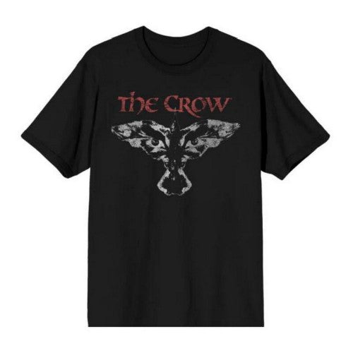 Front - The Crow Unisex Adult Eyes Logo T-Shirt