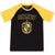 Front - Harry Potter Unisex Adult Hufflepuff Raglan T-Shirt