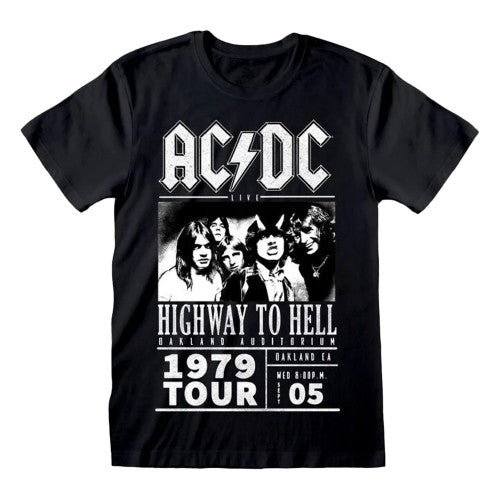 Front - AC/DC Unisex Adult Highway To Hell 1979 Tour T-Shirt
