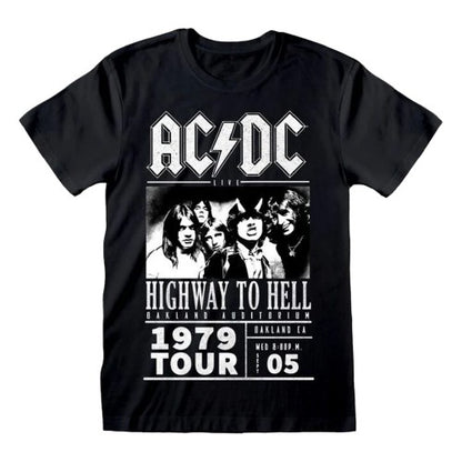 Front - AC/DC Unisex Adult Highway To Hell 1979 Tour T-Shirt