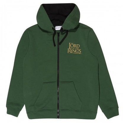 Front - Lord Of The Rings Unisex Adult Full Zip Hoodie