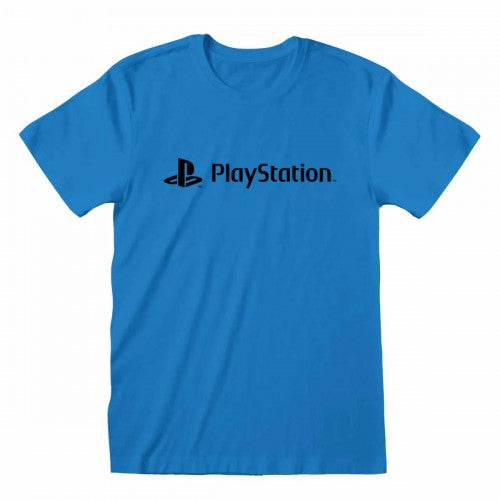 Front - Playstation Unisex Adult Logo T-Shirt