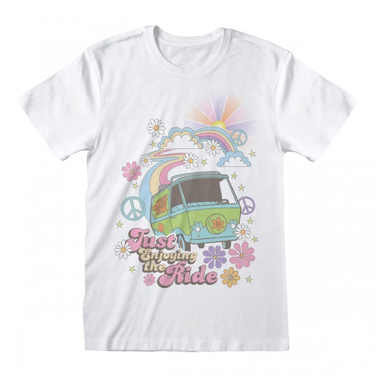 Front - Scooby Doo Unisex Adult Ride Van T-Shirt