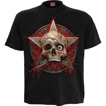 Front - Spiral Direct Unisex Adult Creeping Curse T-Shirt