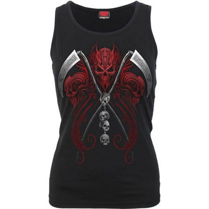 Front - Spiral Direct Womens/Ladies Reaperess Tank Top