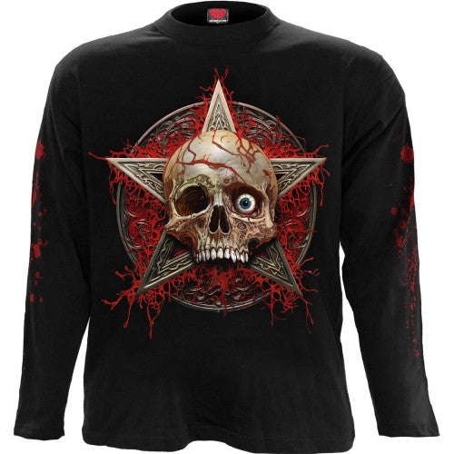 Front - Spiral Direct Unisex Adult Creeping Curse Long-Sleeved T-Shirt