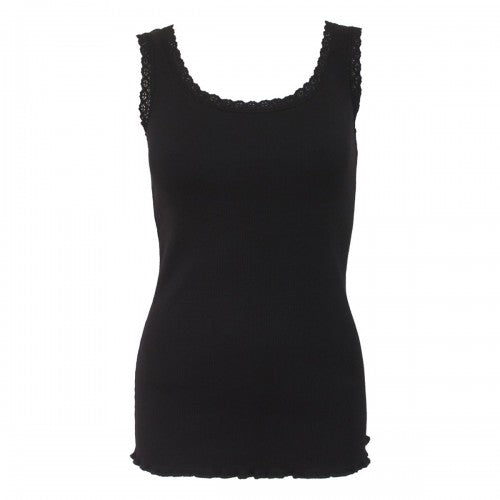 Front - Spiral Direct Womens/Ladies Crochet Neckline Tank Top