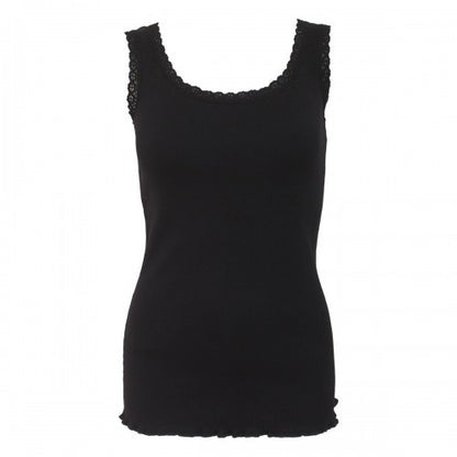 Front - Spiral Direct Womens/Ladies Crochet Neckline Tank Top