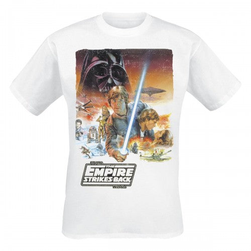 Front - Star Wars Unisex Adult Episode 5 Poster T-Shirt