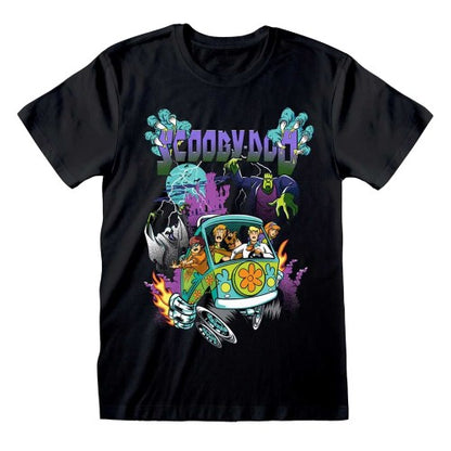Front - Scooby Doo Unisex Adult Quick Exit T-Shirt