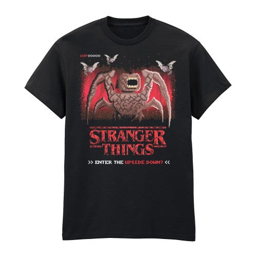 Front - Stranger Things Unisex Adult 8 Bit Print T-Shirt