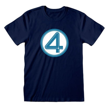 Front - Fantastic Four Unisex Adult Emblem T-Shirt