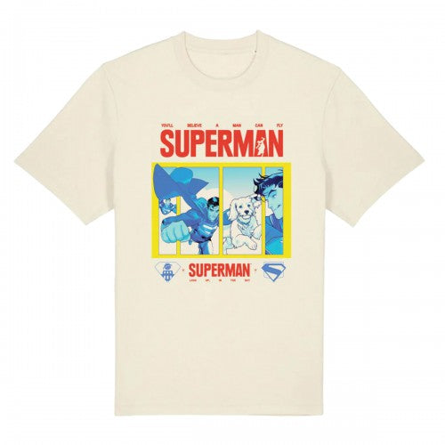Front - Superman Unisex Adult You´ll Believe A Man Can Fly T-Shirt