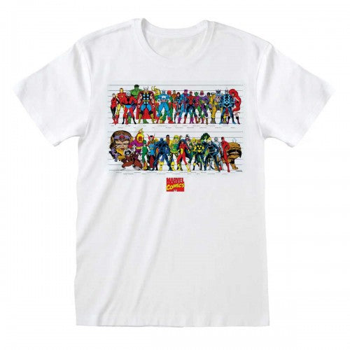 Front - Marvel Comics Unisex Adult Character T-Shirt