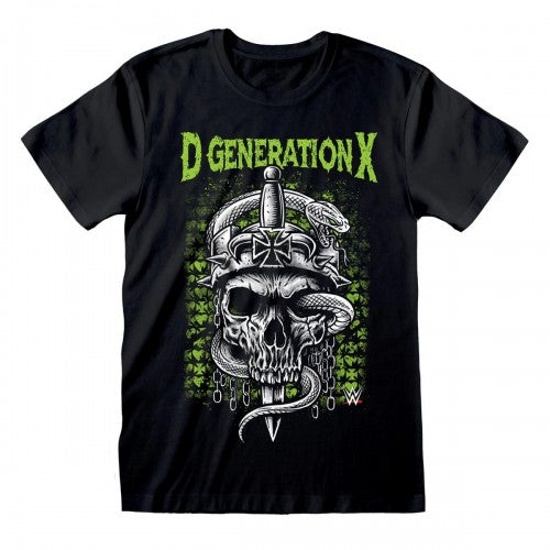 Front - WWE Unisex Adult DX T-Shirt