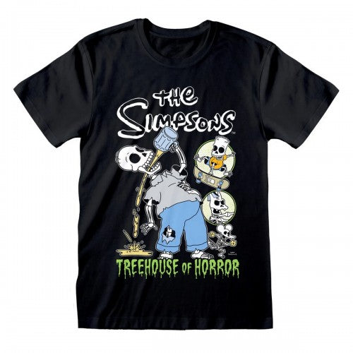 Front - The Simpsons Unisex Adult Treehouse Of Horror T-Shirt