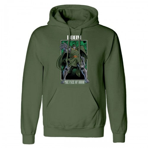 Front - Marvel Comics Unisex Adult The Face Of Doom Hoodie