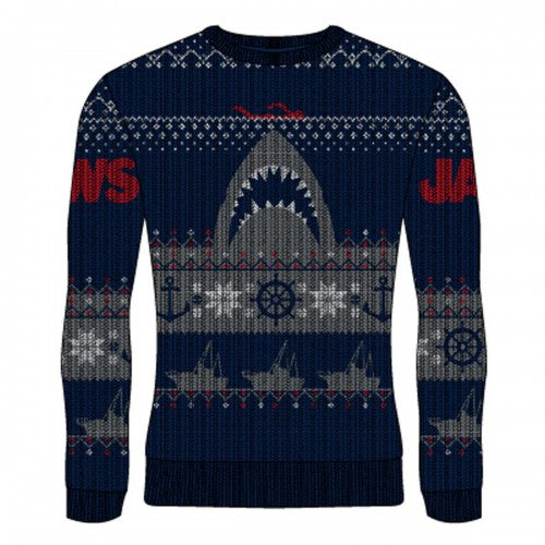 Front - Jaws Unisex Adult Quint´s Shark Fishing Sweatshirt
