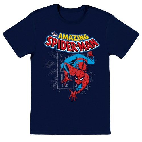 Front - Spider-Man Unisex Adult Amazing T-Shirt
