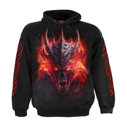 Front - Spiral Unisex Adult Riff Burner Hoodie