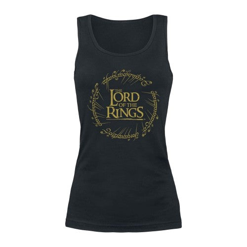 Front - The Lord Of The Rings Womens/Ladies Logo Tank Top