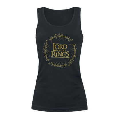 Front - The Lord Of The Rings Womens/Ladies Logo Tank Top