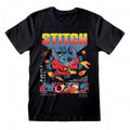 Front - Lilo & Stitch Unisex Adult Stitch Space T-Shirt