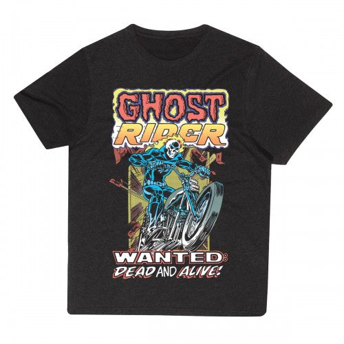 Front - Ghost Rider Unisex Adult Dead And Alive T-Shirt