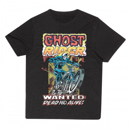 Front - Ghost Rider Unisex Adult Dead And Alive T-Shirt