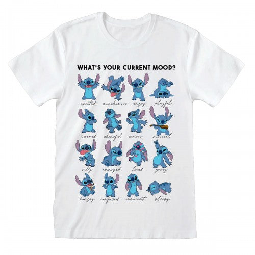 Front - Lilo & Stitch Unisex Adult Emotions T-Shirt