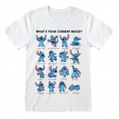 Front - Lilo & Stitch Unisex Adult Emotions T-Shirt