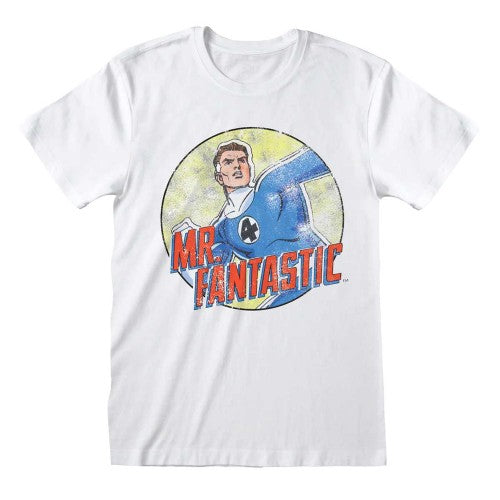 Front - Fantastic Four Unisex Adult Mr. Fantastic T-Shirt