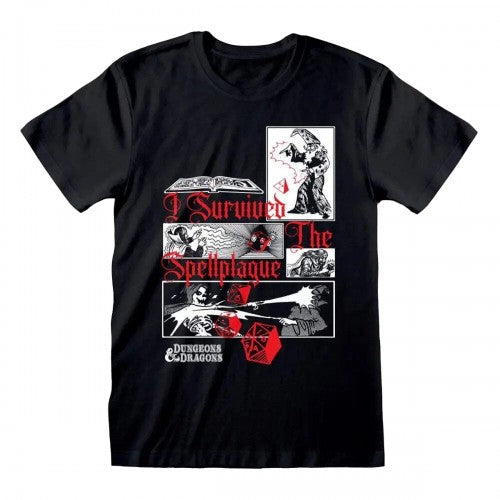 Front - Dungeons & Dragons Unisex Adult I Survived The Spellplague T-Shirt