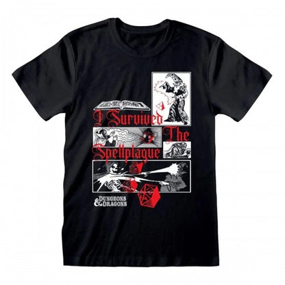 Front - Dungeons & Dragons Unisex Adult I Survived The Spellplague T-Shirt