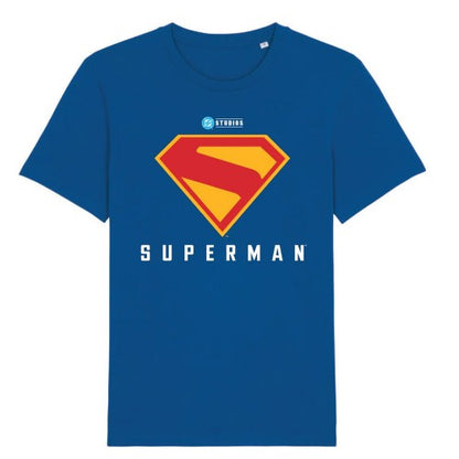 Front - Superman Unisex Adult 2025 Classic Logo T-Shirt