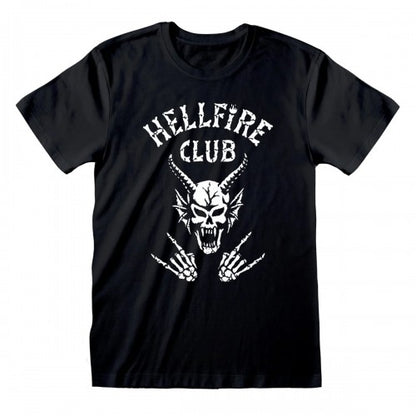 Front - Stranger Things Unisex Adult HFC Skull T-Shirt