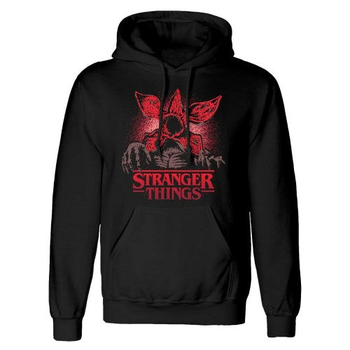 Front - Stranger Things Unisex Adult Demogorgon Pixel Hoodie