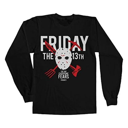 Front - Friday The 13th Unisex Adult The Day Everyone Fears T-Shirt