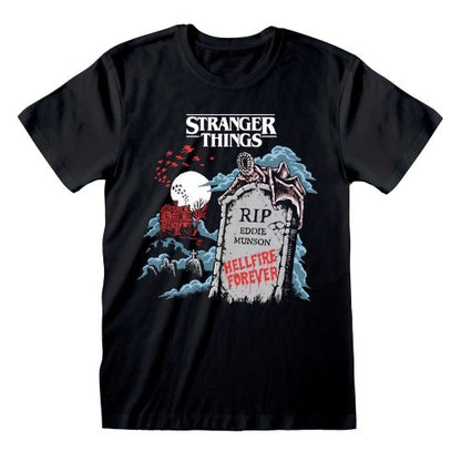 Front - Stranger Things Unisex Adult Rip Eddie T-Shirt